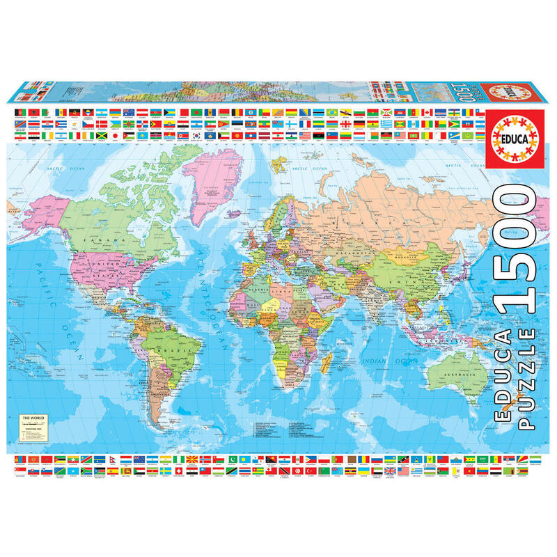 puzzle-mapamundi-politico-1500pz