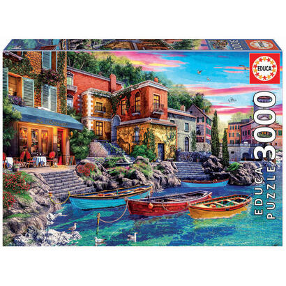 puzzle-puesta-de-sol-en-como-3000pzs