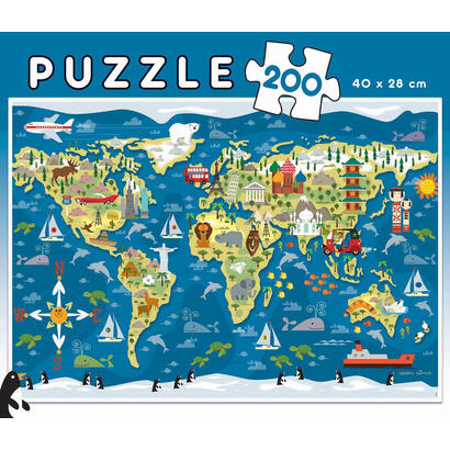 puzzle-mapamundi-200pzs