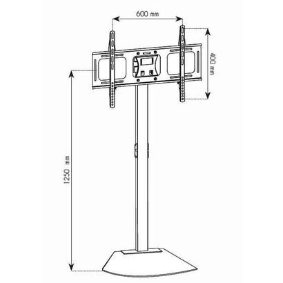 techly-ica-tr12-soporte-de-pie-para-pantalla-plana-1778-cm-70-soporte-del-panel-plano-y-fijo-negro