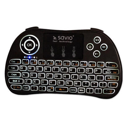 teclado-ingles-savio-kw-02-universal-rf-inalambrico-qwerty-negro