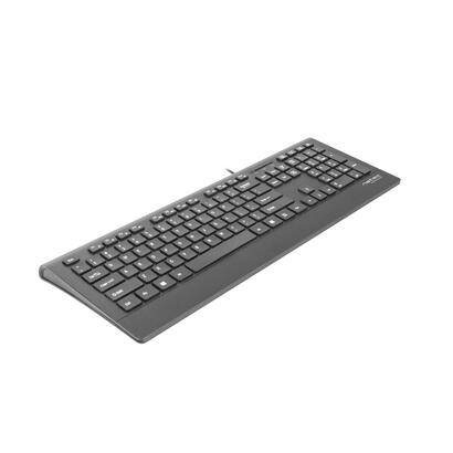 natec-nkl-0876-mulitmedia-keyboard-barracuda-slim-usb-us-layout-black
