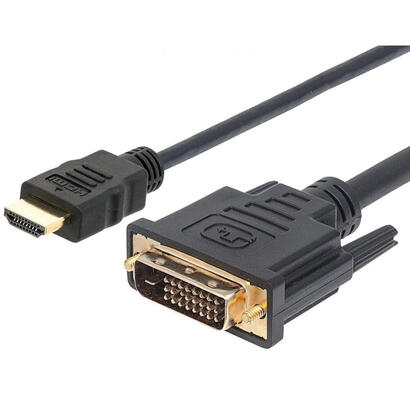 cable-techly-10m-hdmi-dvi-d-mm-1-m-negro