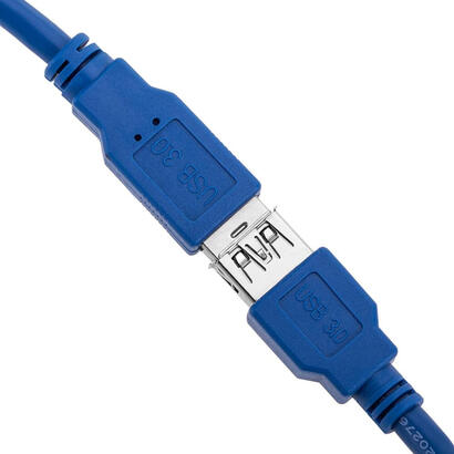 techly-05m-usb-30-a-mf-cable-usb-05-m-32-gen-1-31-gen-1-usb-a-azul