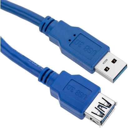 techly-05m-usb-30-a-mf-cable-usb-05-m-32-gen-1-31-gen-1-usb-a-azul