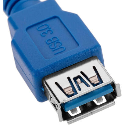 techly-05m-usb-30-a-mf-cable-usb-05-m-32-gen-1-31-gen-1-usb-a-azul