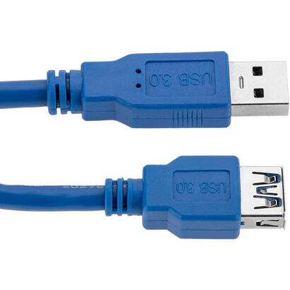 techly-05m-usb-30-a-mf-cable-usb-05-m-32-gen-1-31-gen-1-usb-a-azul