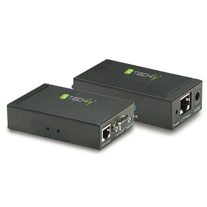 techly-301122-extensorrepetidor-vga-audio-sobre-par-trenzado-cat5cat5ecat6-hasta-300m