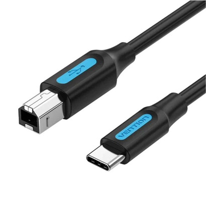 cable-usb-20-tipo-c-vention-cqubh-usb-tipo-b-macho-usb-tipo-c-macho-480mbps-2m-negro