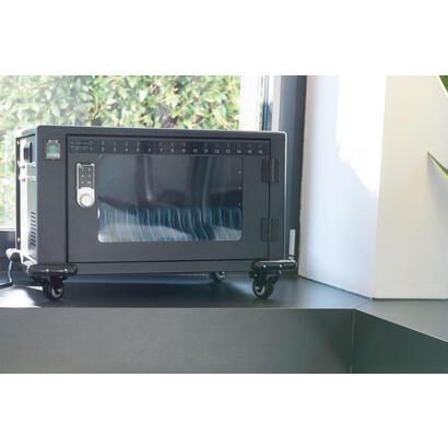 carro-de-carga-movil-digitus-16-estaciones-de-carga-para-portatilestabletas-de-hasta-14-gris-incl-usb-ventilador-dn-45007