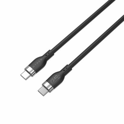 cable-hyper-1m-silicone-240w-usb-c-de-carga-black