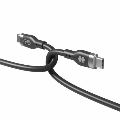 cable-hyper-1m-silicone-240w-usb-c-de-carga-black