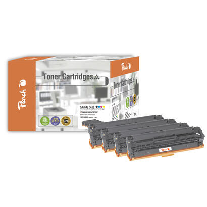 toner-paquete-de-ahorro-de-peach-110849-pt288-compatible-con-hp-cb540-cb541-cb542-cb543-pt288