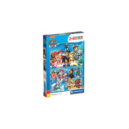 puzzle-clementoni-infantil-supercolor-patrulla-canina-2x-60-piezas-21617