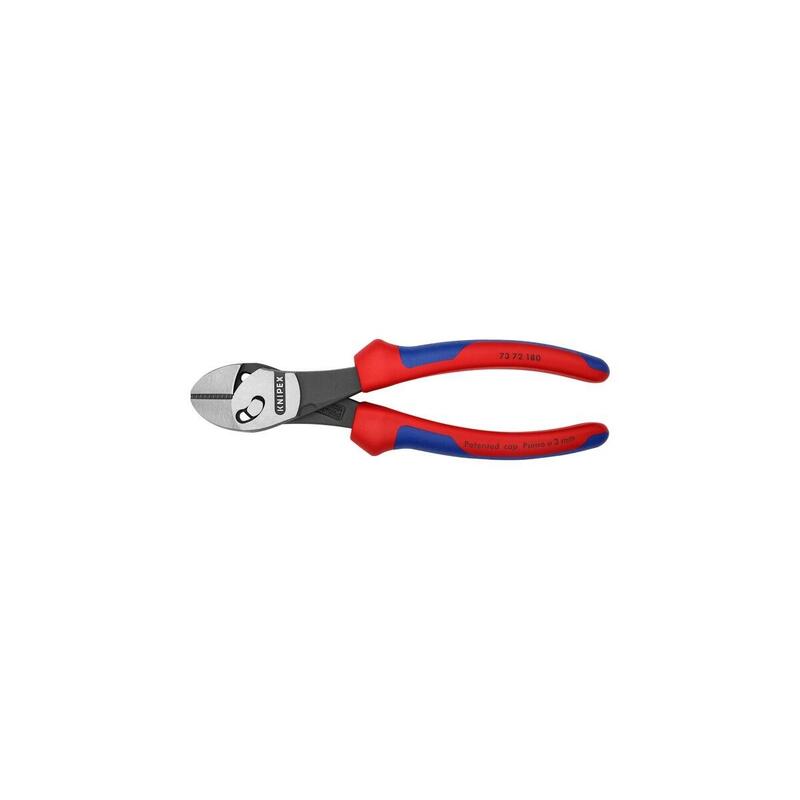 knipex-twinforce-alicates-de-corte-laterales-de-alto-rendimiento-rojoazul-73-72-180-7372180