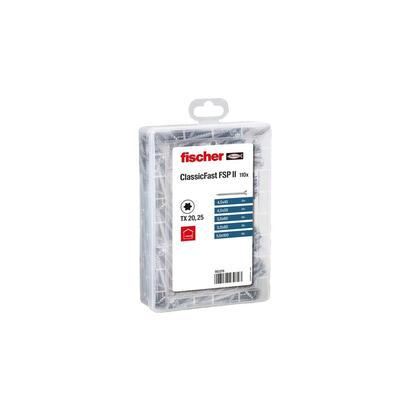 fischer-meister-box-classicfast-sk-tg-tx-45-50-mm-juego-de-tornillos-110-piezas-con-rosca-parcial-562276