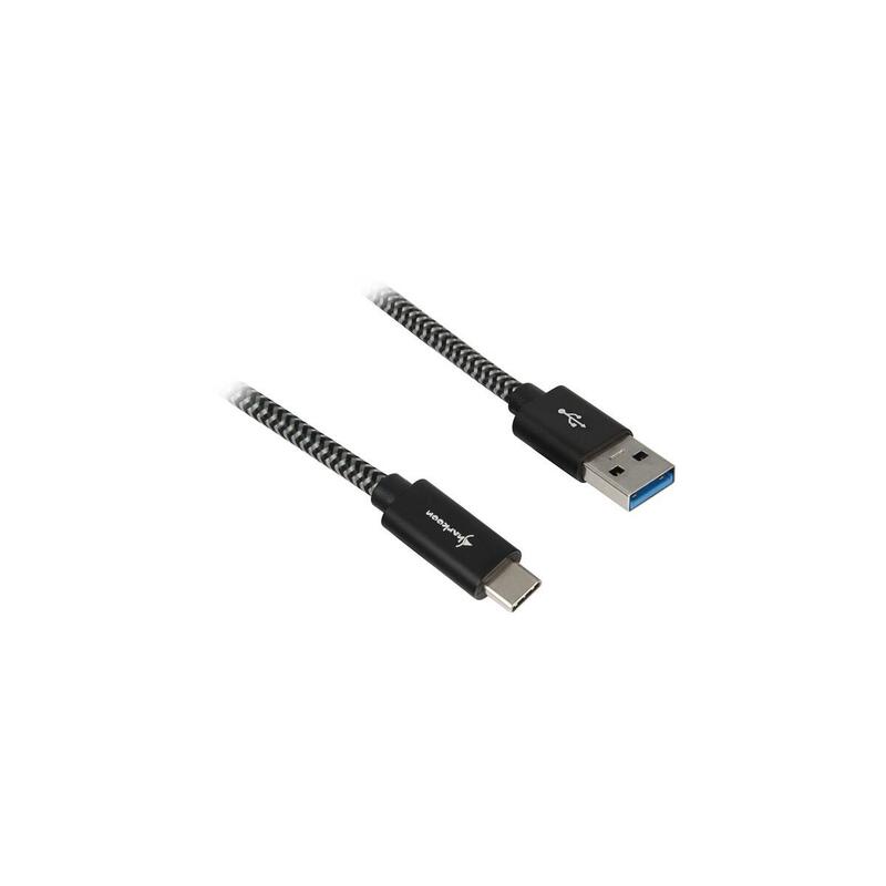 cable-sharkoon-usb-32-gen-2-usb-a-macho-usb-c-macho-negrogris-1-metro-con-funda-4044951027040