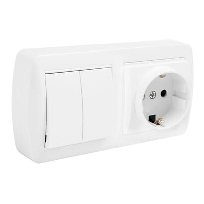 base-schuko-bipolar-con-ttl-doble-conmutador-y-con-obturador-148x72x42mm-s-mural-solera-mur36u