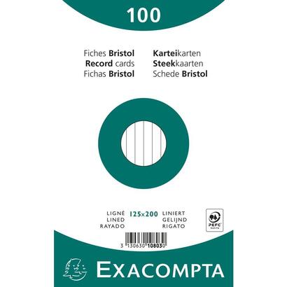 exacompta-paquete-100-fichas-cartulina-bristol-retractil-linea-horizontal-sin-taladro-125x200mm-blanco
