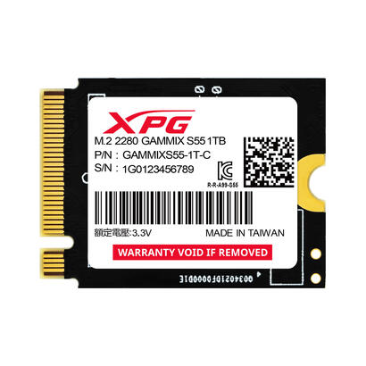 adata-ssd-gammix-s55-1tb-gen-4x4-2230