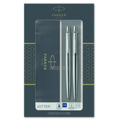 set-jotter-duo-boligrafo-portaminas-acero-ct-parker-2093256