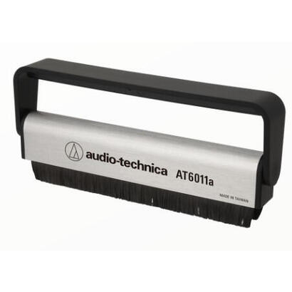 audio-technica-cepillo-antiestatico-para-discos-at6011a-cepillo-de-limpieza-negroplateado-at6011a