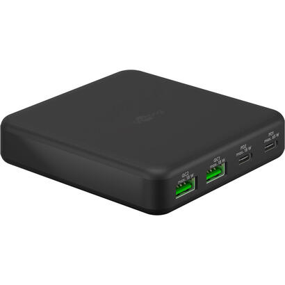goobay-usb-c-multiporte-pile-carger-pd-gan-65-vatios-negros-2x-usb-c-2x-usb-a-entrega-de-potencia-quickcharge-30-61772