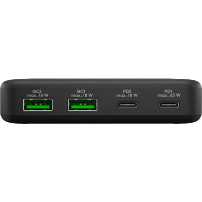 goobay-usb-c-multiporte-pile-carger-pd-gan-65-vatios-negros-2x-usb-c-2x-usb-a-entrega-de-potencia-quickcharge-30-61772