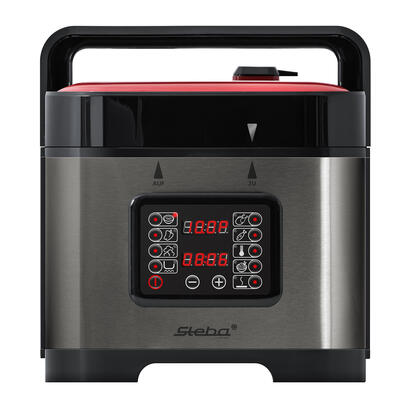 steba-dd-1-eco-5-l-negro-rojo-acero-inoxidable-900-w-cocedor-al-vapor-rojoplateado-5-l-negro-rojo-acero-inoxidable-acero-inoxida