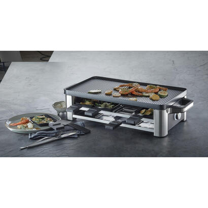 wmf-lono-0415040011-parrilla-de-interior-8-personass-1500-w-negro-cromo-raclette-negro-1500-w-220-240-v-50-60-hz-545-mm-241-mm-1