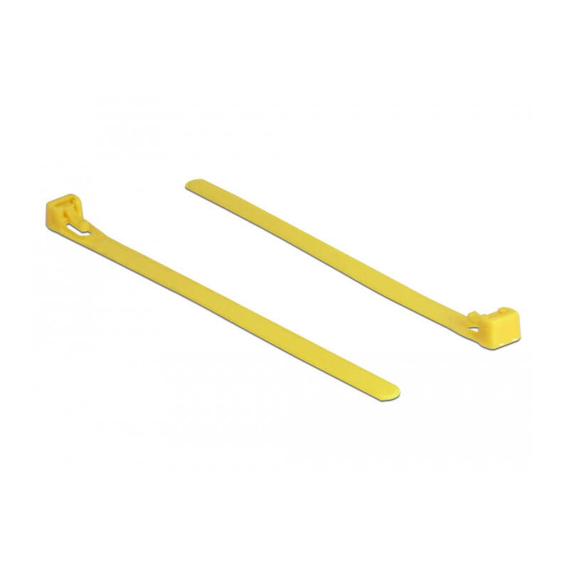 delock-18760-bridas-reutilizables-resistentes-al-calor-la-150-x-an-75-mm-100-piezas-amarillo