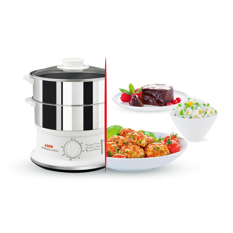 tefal-vc145-vaporizador-2-cestas-independiente-blanco-acero-inoxidable-cocedor-al-vapor-acero-finoblanco-2-cestas-blanco-acero-i