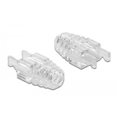 delock-86471-protector-de-cable-transparente-20-piezas-doble-proteccion-transparente-rj-45-transparente-20-piezas