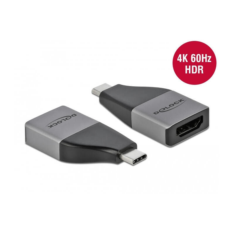 adaptador-de-delock-usb-32-gen-1-conector-usb-c-socket-hdmi-graynegro-4k-60hz-hdr-64119