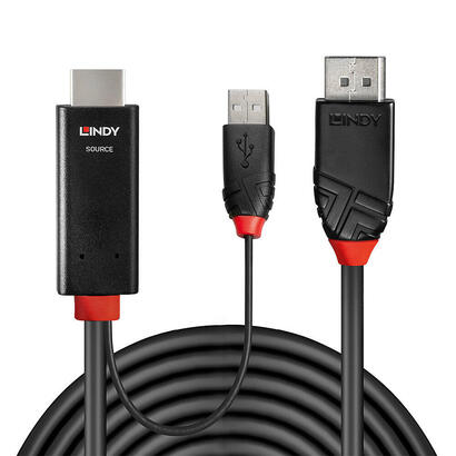 lindy-41500-adaptador-de-cable-de-video-3-m-hdmi-usb-type-a-displayport-negro-negrorojo-3-m-hdmi-usb-type-a-displayport-macho-ma