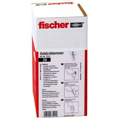 fischer-heltsklammer-gray-20-piezas-para-la-audicion-de-ciervos-y-el-krucken-073121