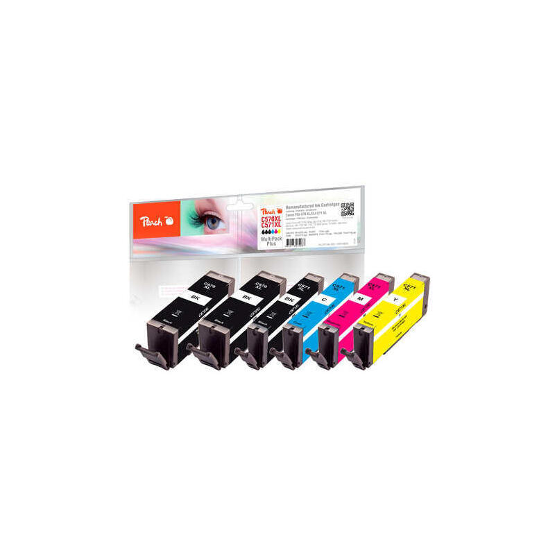 paquete-de-ahorro-de-tinta-peach-plus-pi100-303-compatible-con-canon-pgi-570xl-cli-571xl-pi100-303