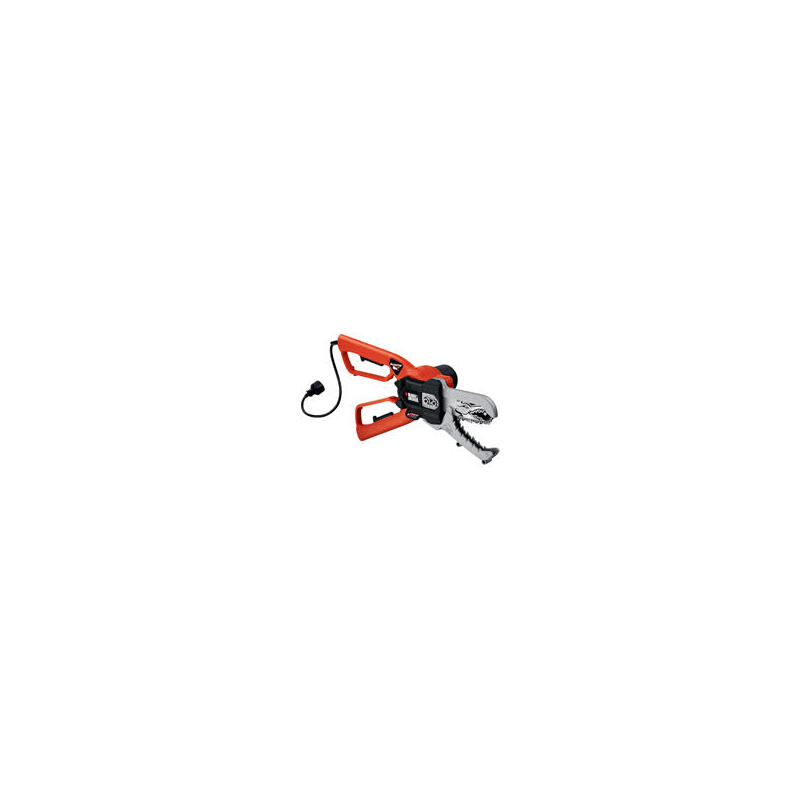 blackdecker-gk1000-tijeras-podadoras-electricas-serrucho-podador-naranjanegro-negro-naranja-100-mm