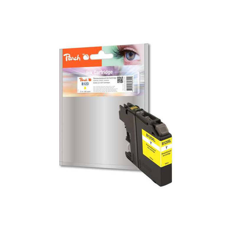 tinta-melocoton-amarilla-pi500-84-compatible-con-brother-lc-123-pi500-84