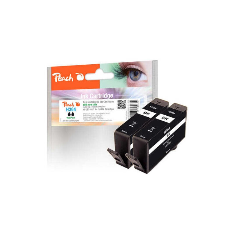 tinta-melocoton-negra-cb316eeno-paquete-doble-364-compatible-con-hp-no-364-cb316ee-pi300-686