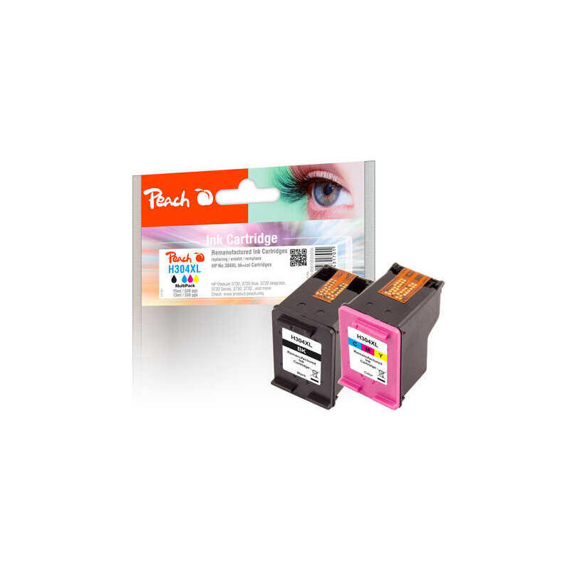 tinta-peach-negro-color-pi300-808-compatible-con-hp-304xl-pi300-808