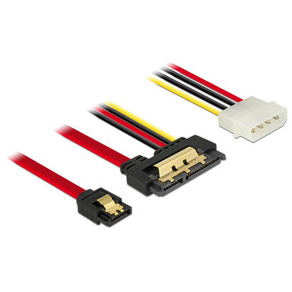 delock-85230-cable-de-sata-03-m-sata-7-pin-molex-4-pin-sata-22-pin-negro-adaptador-negrorojo-03-m-sata-iii-sata-7-pin-molex-4-pi