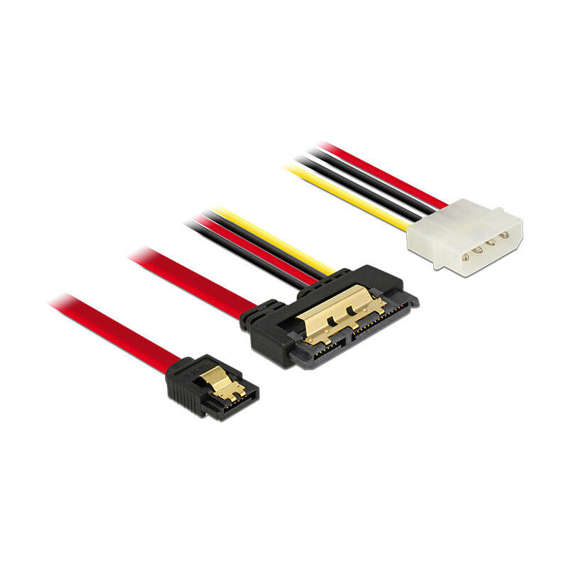 delock-85230-cable-de-sata-03-m-sata-7-pin-molex-4-pin-sata-22-pin-negro-adaptador-negrorojo-03-m-sata-iii-sata-7-pin-molex-4-pi