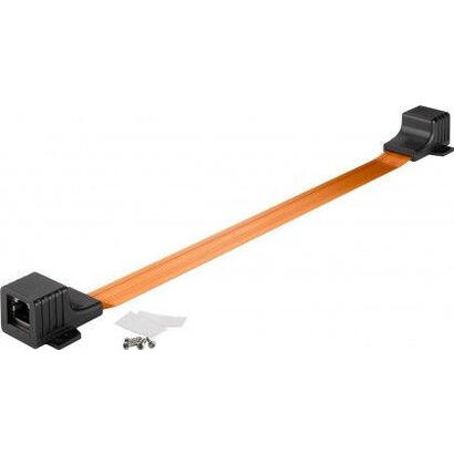goobay-casquillo-de-ventana-ultra-slim-rj45-cable-negrocobre-30cm-71412