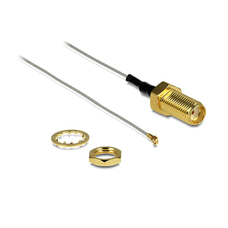 cable-de-antena-delock-sma-socket-mhf-iii-ufl-lp-040-gris-negro-88812