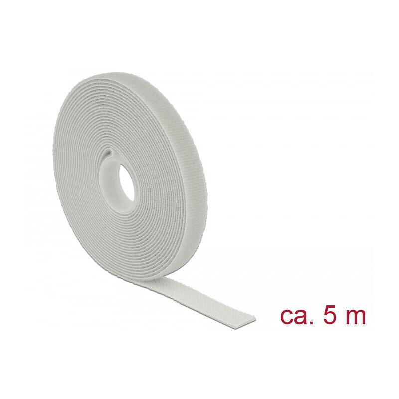 delock-18276-velcro-gris-1-piezas-atacables-gris-gris-13-mm-5-m-1-piezas-bolsa-de-plastico