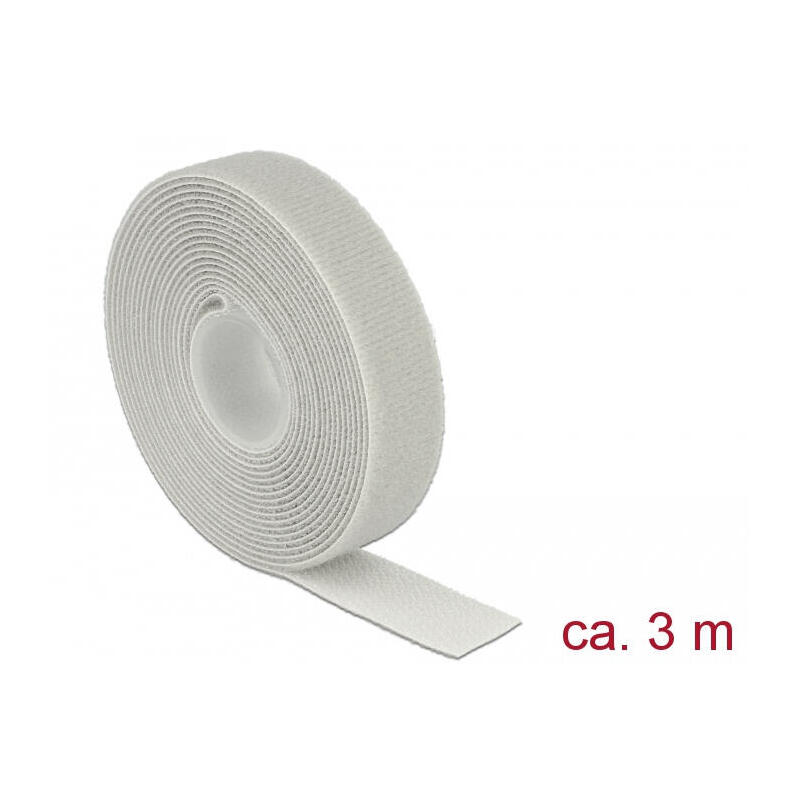 delock-18279-velcro-gris-1-piezas-atacables-gris-gris-20-mm-3-m-1-piezas-bolsa-de-plastico