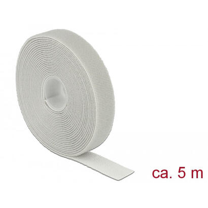 delock-18280-velcro-gris-1-piezas-atacables-gris-gris-20-mm-5-m-1-piezas-bolsa-de-plastico