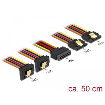 delock-sata-15pin-2x-en-angulo-abajo-2x-recto-cable-50-cm-60152