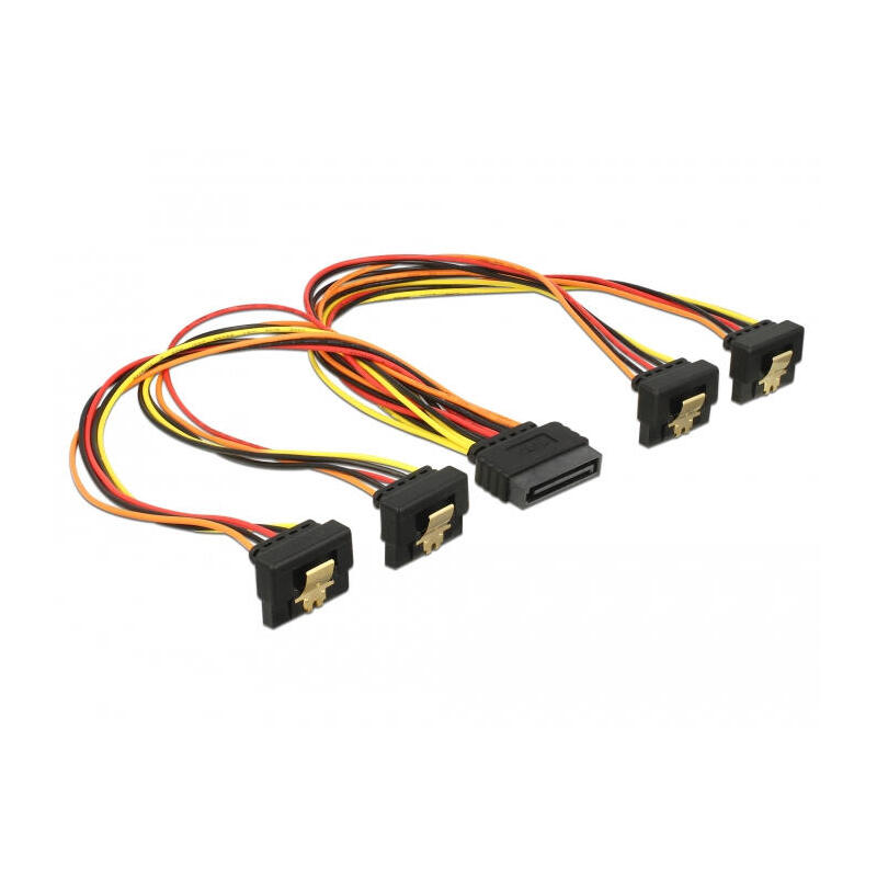 delock-60167-cable-de-alimentacion-interna-03-m-03-m-sata-de-15-pines-4-x-sata-de-15-pines-macho-hembra-oro